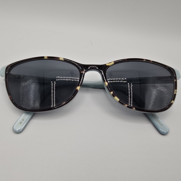 Vera Wang Brown Tortoise Blue V912 TO 52 17-135 Eyeglass Frames, Frames Only - Picture 13 of 16